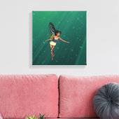 Twinkletoes Fairy Canvas Print Leinwanddruck (Insitu (Wohnzimmer))