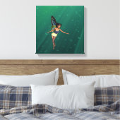 Twinkletoes Fairy Canvas Print Leinwanddruck (Insitu (Schlafzimmer))