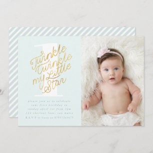 TWINKLEtwinkle-GEBURTSTAGS-PARTY EINLADUNG