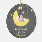 TwinkleTwinkle wenig Stern-Baby-Kinderzimmer-Dekor Keramik Ornament (Links)