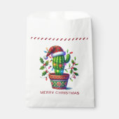 Twinkling Cactus Christmas Geschenktütchen (Vorderseite)