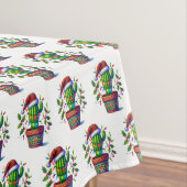 Twinkling Cactus Christmas Tischdecke (Beispiel)