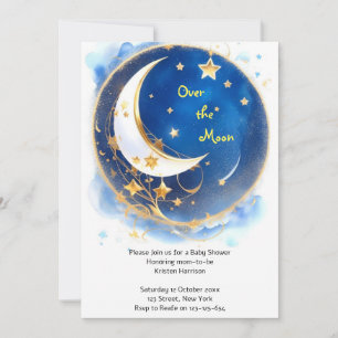 Twinkling Celestial Baby Shower Einladung