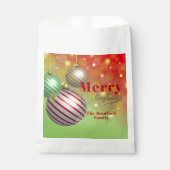 Twinkling Gold Lights Festivals Ornamente Weihnach Geschenktütchen (Vorderseite)