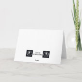 Twinkling Holiday Delight Junge Angeln Karte (Rückseite)