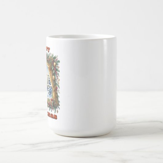 Twinkling Holiday Window Glow Kaffeetasse (Mittel)