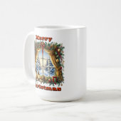 Twinkling Holiday Window Glow Kaffeetasse (Vorderseite Links)