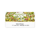 Twinkling Irish Leprechauns Address Labels Adressaufkleber (Vorne)