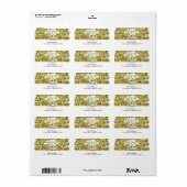 Twinkling Irish Leprechauns Address Labels Adressaufkleber (Vorne)