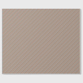 Twinkling Lights Diagonal Stripe Cocoa Brown ID596 Geschenkpapier (Flach)