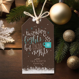 Twinkling Lights Hot Cocoa Nights ID593 Geschenkanhänger