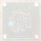 Twinkling Lights Hot Cocoa Nights ID593 Glasuntersetzer (Rückseite)