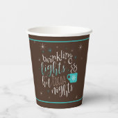 Twinkling Lights Hot Cocoa Nights ID593 Pappbecher (Rückseite)