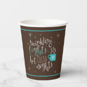 Twinkling Lights Hot Cocoa Nights ID593 Pappbecher (Vorderseite)