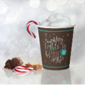 Twinkling Lights Hot Cocoa Nights ID593 Pappbecher