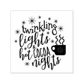 Twinkling Lights Hot Cocoa Nights ID593 Permastempel (Design)