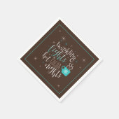 Twinkling Lights Hot Cocoa Nights ID593 Serviette (Ecke)