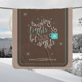 Twinkling Lights Hot Cocoa Nights ID593 Sherpadecke