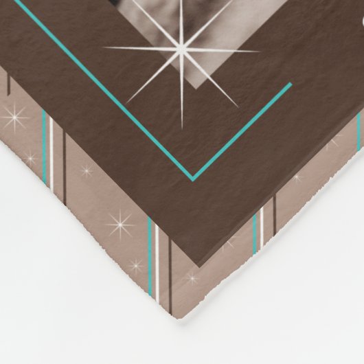 Twinkling Lights Hot Cocoa Nights Zwei Foto ID593 Fleecedecke (Ecke)