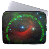 Twinkling Speedster Star Kappa Cassiopeiae | Laptopschutzhülle (Vorderseite)