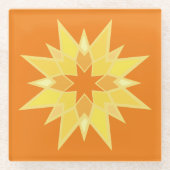Twinkling Star Glasuntersetzer (Vorderseite)