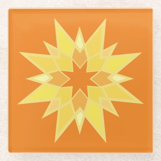 Twinkling Star Glasuntersetzer (Vorderseite)