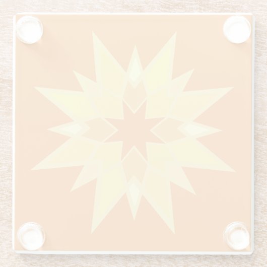 Twinkling Star Glasuntersetzer (Rückseite)