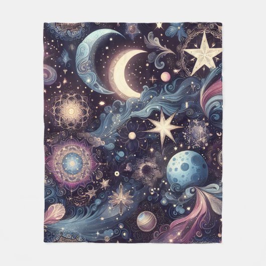 Twinkling Stardust Fleecedecke (Vorderseite)