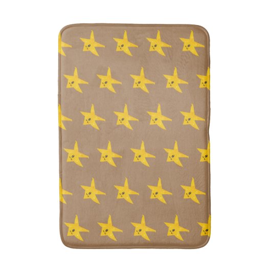 Twinkling Starry Bathroom Mat Badematte (Vorderseite Vertikal)