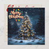 Twinkling Traditionen Weihnachtskarte Mitteilungskarte (Vorne/Hinten)