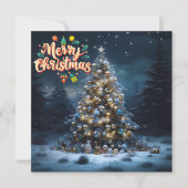 Twinkling Traditionen Weihnachtskarte Mitteilungskarte (Vorderseite)