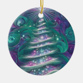 Twinkling Weihnachtsbaum Keramik Ornament