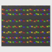 Twinkling Weihnachtslicht Geschenkpapier (Flach)