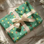 Twinkling Weihnachtslicht Weihnachtsmuster Geschenkpapier