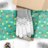 Twinkling Weihnachtslicht Weihnachtsmuster Seidenpapier