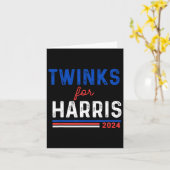 Twinks für Kamala Harris Karte (Gelbe Blume)