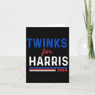 Twinks für Kamala Harris Karte