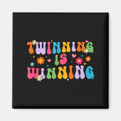 Twinning Is Winning Twin Day Srit Week Friend Magnet (Vorne)