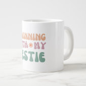 Twinning mit meinem Freundschaftsangebot zu Bestie Jumbo-Tasse (Vorderseite Rechts)