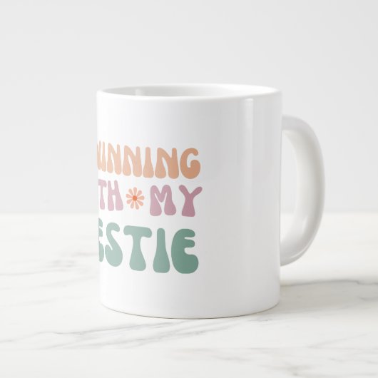 Twinning mit meinem Freundschaftsangebot zu Bestie Jumbo-Tasse (Vorderseite Rechts)