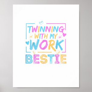 Twinning mit meiner Arbeit Bestie Spirit Week Best Poster