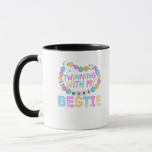 Twinning mit meiner Arbeit Bestie Spirit Week Best Tasse