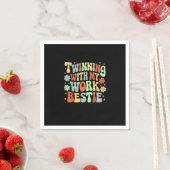 Twinning mit meiner Arbeitszeit Freunde Geist Woch Serviette (Beispiel)