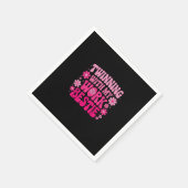 Twinning mit meiner Arbeitszeit Freunde Geist Woch Serviette (Ecke)