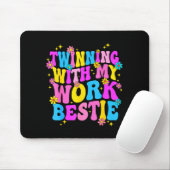 Twinning With My Work Ie Srit Week Friend Twin Mousepad (Mit Mouse)