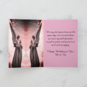 Twins Angel Birthday Gruß Feiertagskarte (Innenseite)