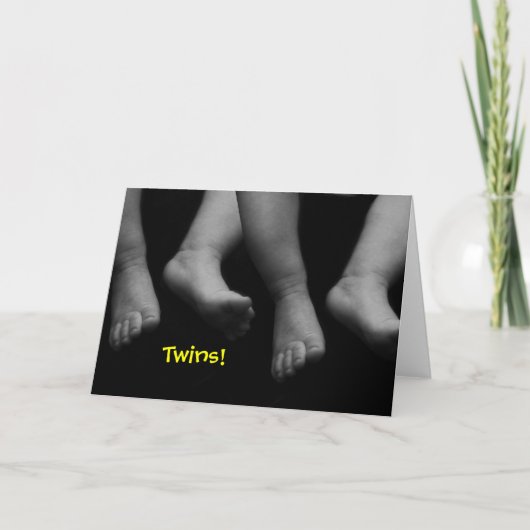 Twins Ankündigung (Vorderseite)