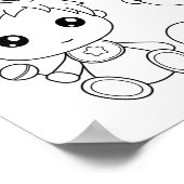 Twins Baby Boys Coloring Page Poster (Ecke)