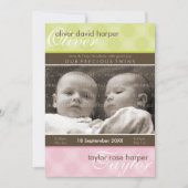 TWINS BABY DANKE: Harmonie 2P Ankündigung (Vorderseite)