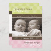 TWINS BABY DANKE: Harmonie 2P Ankündigung (Vorne/Hinten)